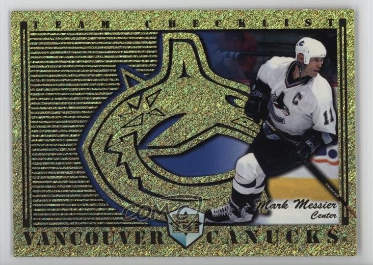 1998-99 Pacific Dynagon Ice Team Checklists Mark Messier #26 HOF 0t1f