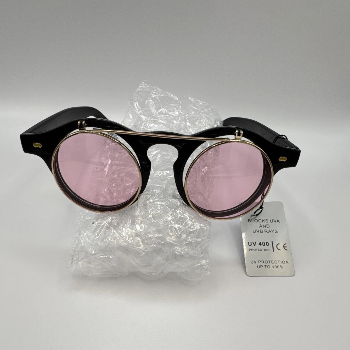 Pink Plastic Vintage Sunglasses for sale | eBay display picture 3