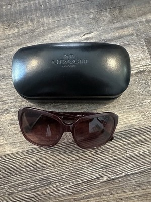 Coach Woman Sunglasses Milky Black Cherry Color. HC8185 L1602