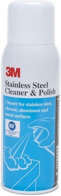 3M Stainless Steel Cleaner Polish 10 Oz Case of 12 Aerosol Cans MMM59158CT NEW