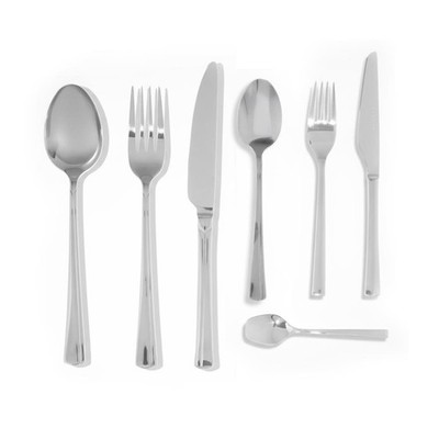 Serenk Paris Edelstahl-Besteckset 42-teilig   Komplettes Set für 6 Personen