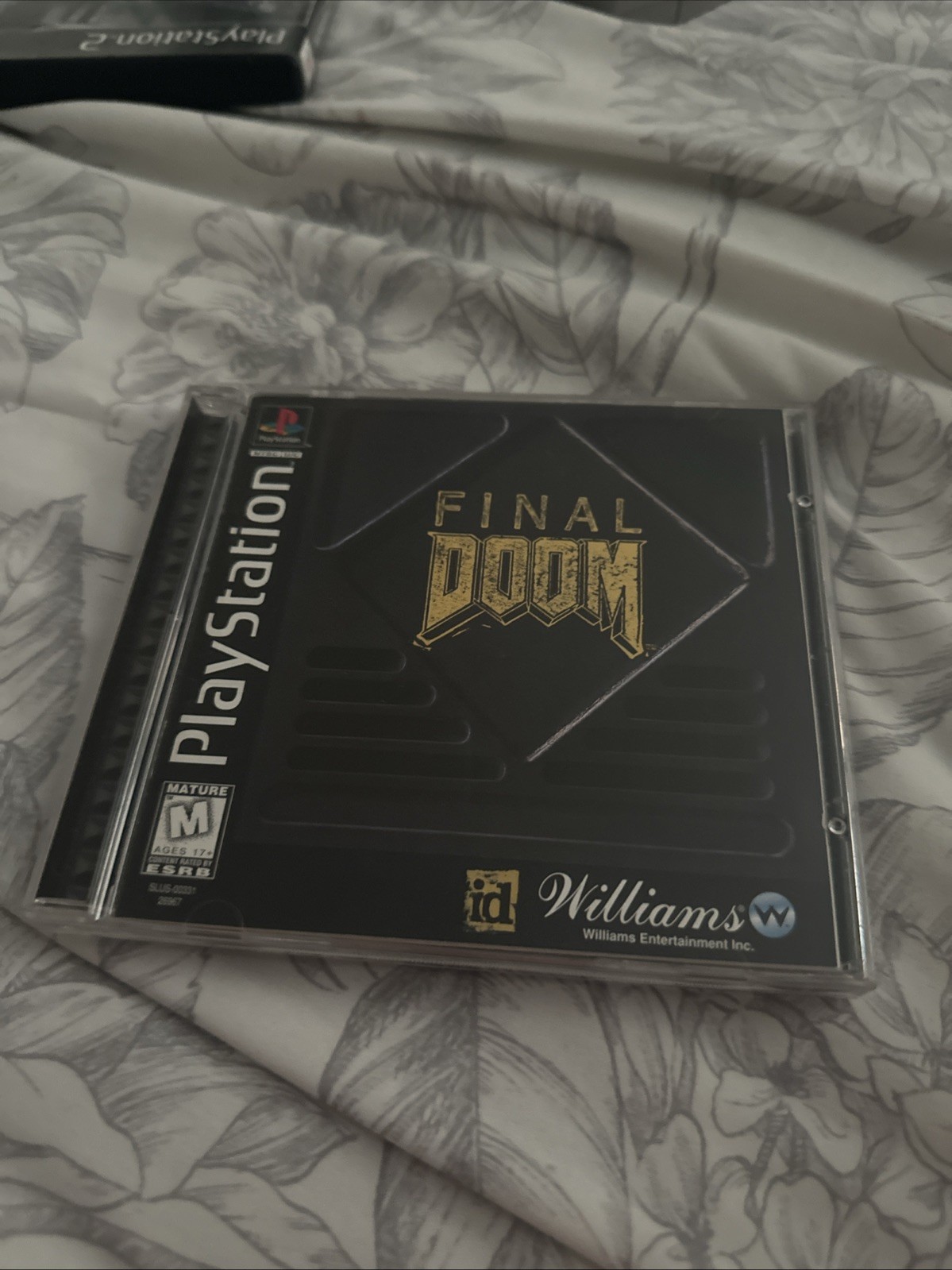 Final Doom PS1 PlayStation Black Label id Software Williams Tested Reg Card
