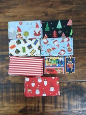 15 Fat Quarters, Christmas theme Fabric, multicolor