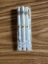 UM 153 Signo Broad Point Gel Pen - White - Pack of 3 Limited Edition