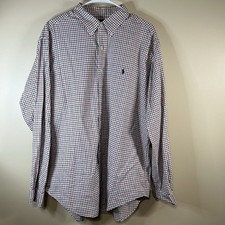 Polo Ralph Lauren Men's Classic Fit Long-sleeve Button-down Shirt 100 Cotton XL