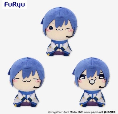 KAITO もちぴこぬいぐるみーKAITOー　3種セット① Project Sekai Kaito Mochipiko Plush Doll Set Of 3 New Furyu 15cm