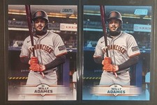 2025 Topps Stadium Club Giants Willy Adames 2 Card Lot Light Blue & Base