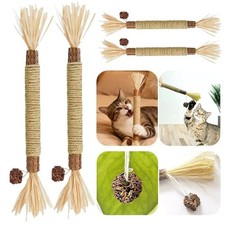 10 pcs Silvervine Chew Sticks for Cats - Natural Dental Care and Stress Relief