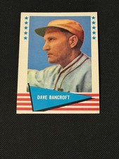 1961 Fleer Baseball Greats - Dave Bancroft #7 (RC)