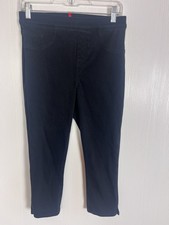 Spanx Jean-ish Ankle Leggings Stretch Black Women s Size Medium