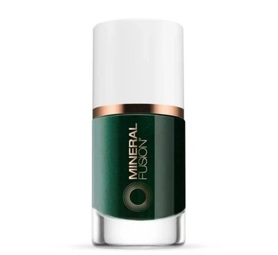MINERAL FUSION Vegan Nail Polish, ''Money Maker'' Metallic Emerald Green