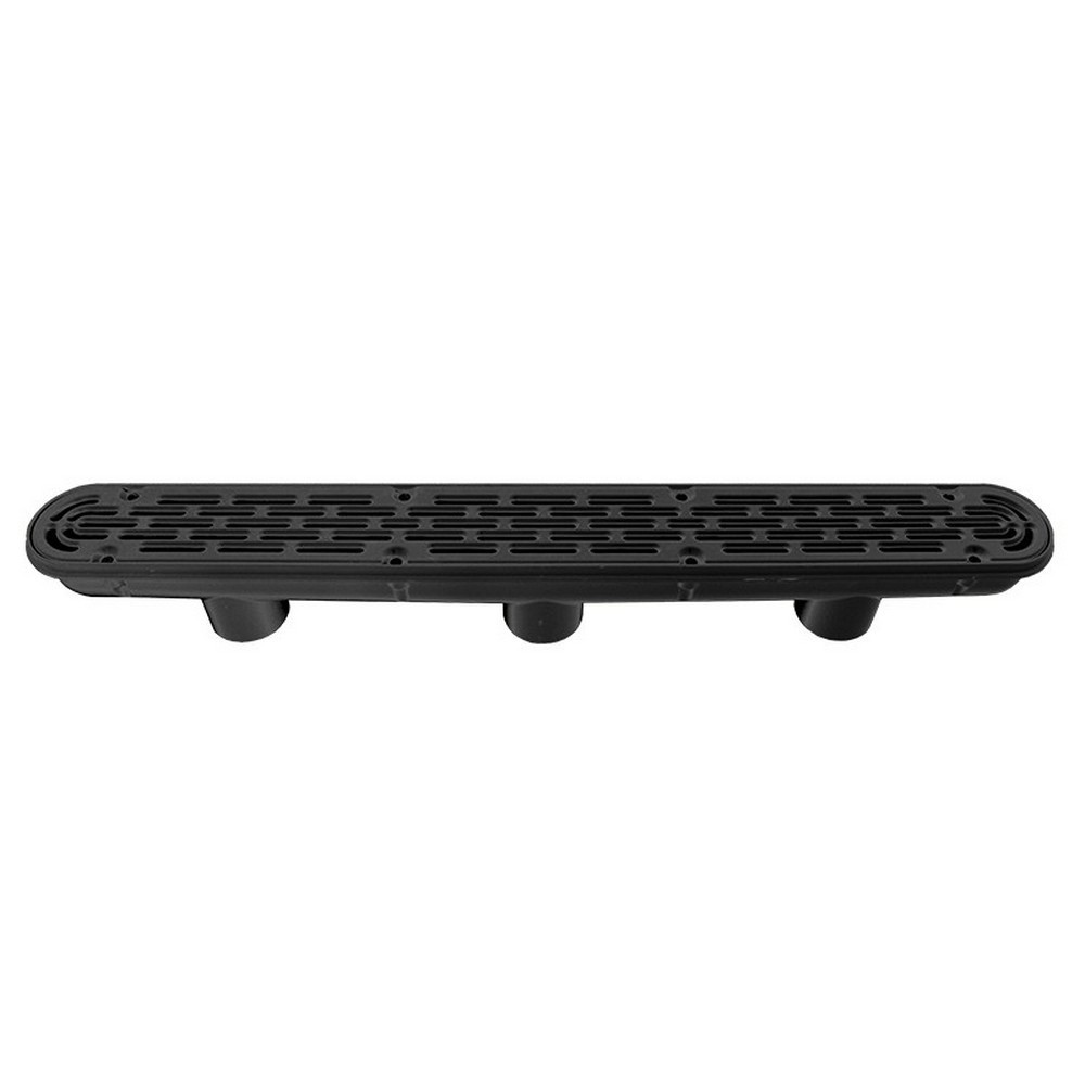 AquaStar 32CDFL102 32"" Channel Drain with 3-Port Sump - Black