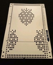 A Knitting Machine Punch card Taken From A Brother Punchcards Set