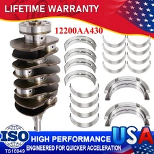 Crankshaft & Main +Rod Bearing for 2004-2018 Subaru Impreza EJ255 EJ257 WRX 2.5L