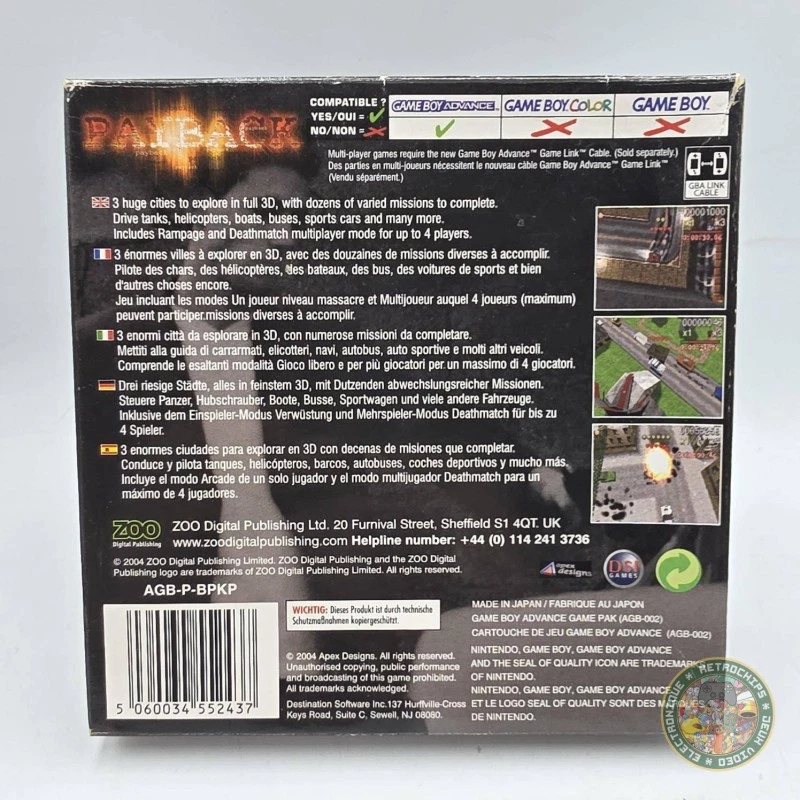 Payback GAME BOY ADVANCE - Photo 3/4