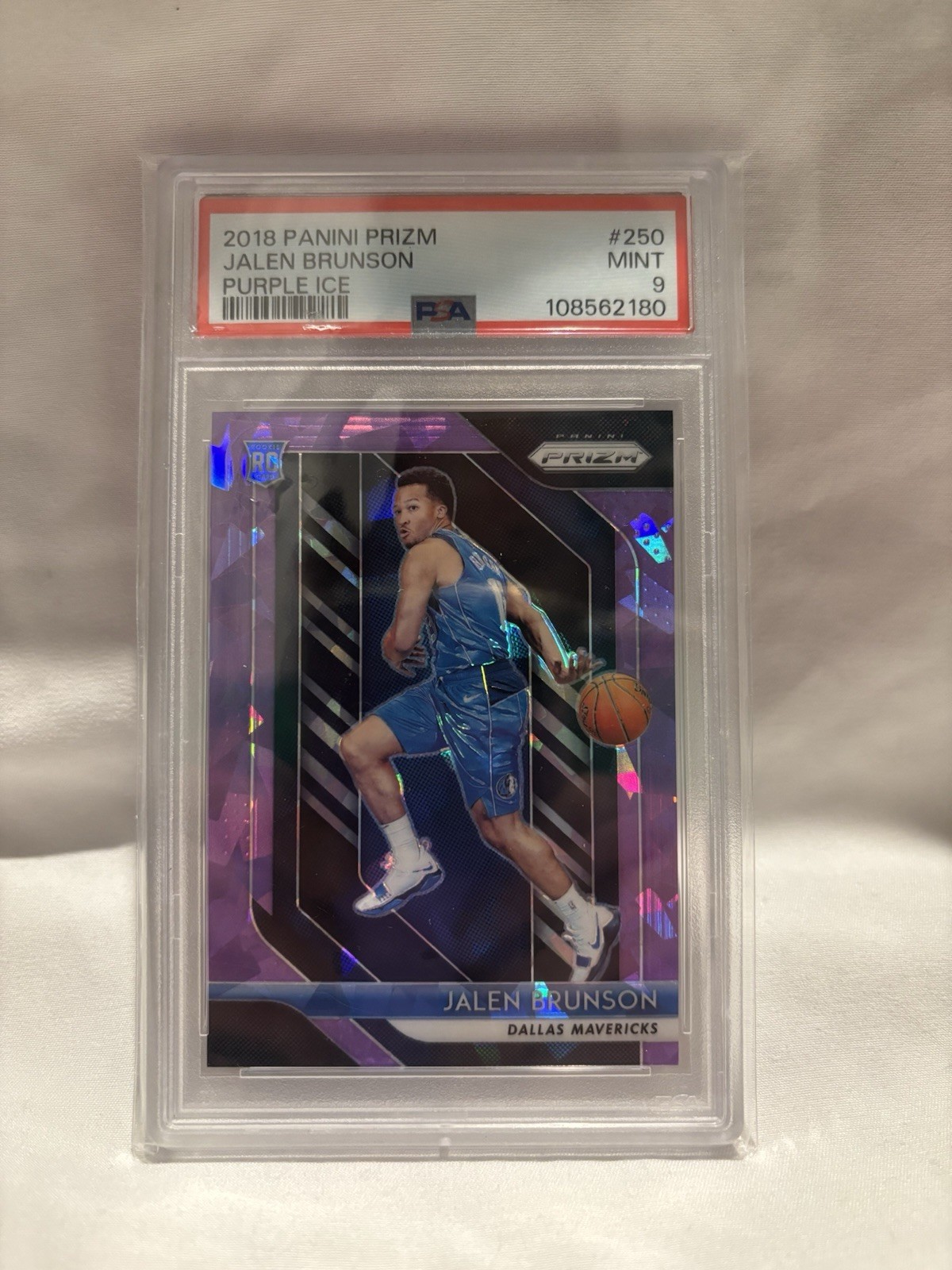 2018-19 Panini Prizm - Jalen Brunson #250 Purple Ice Prizm /149 (RC)
