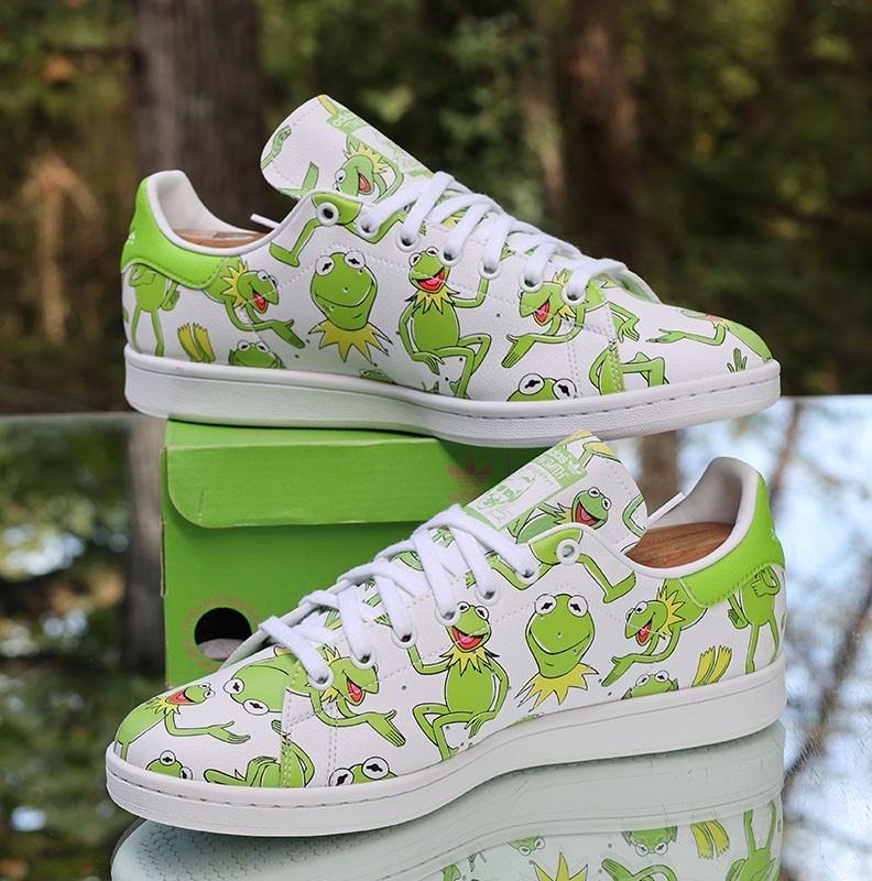 Adidas Stan Smith Kermit The Frog Men's Size 10.5 White Green