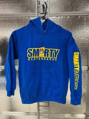 Smarty Skateboards Hoodie - Kids Small (8-10) - Pullover Sweatshirt -Vintage Y2K