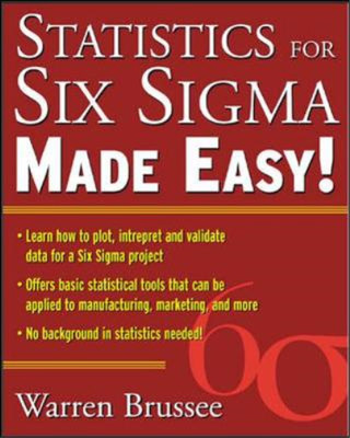 Statistik für Six Sigma leicht gemacht, Brussee, Warren, gebraucht; sehr gutes Buch