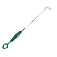18" Green BBQ Ash Tool for Big Green Egg Ash Rake Ash Cleaner for BGE Kamado ...