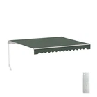 ALEKO Retractable Motorized Home Patio Canopy 10 x 8 ft Awning Forest Green