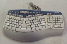 Microsoft Natural MultiMedia Keyboard 1.0A X08-77077 RT9470 PS/2 Wired Ergonomic
