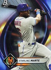 2022 Bowman Platinum #56 Starling Marte #56