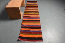Vintage Kilim Rug 2,2x9,2 ft (66x279 cm), Ora...