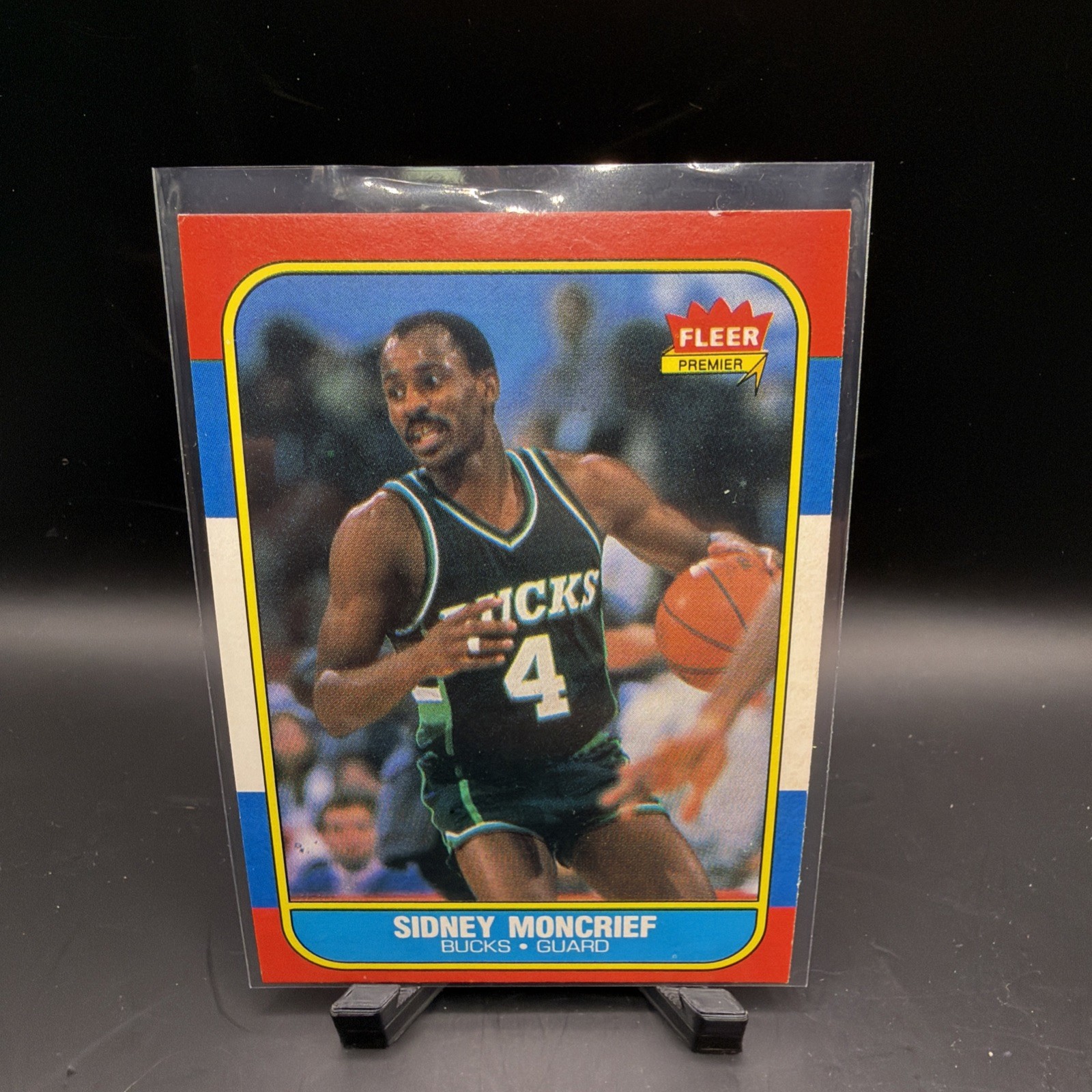 1986-87 Fleer Sidney Moncrief #75 Bucks