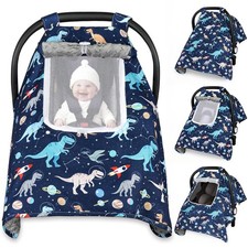 Bnditeu Car Seat Cover Baby Breathable Windows Windproof Kick-Proof Infant