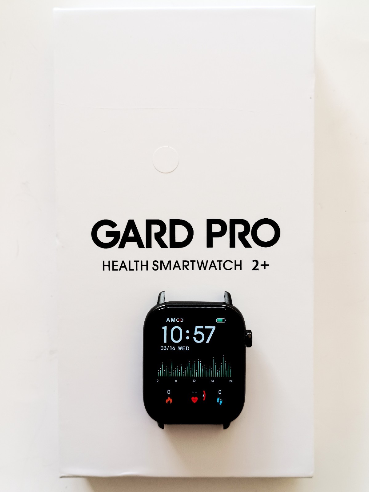 Montre connectée Gard Pro Santé 2+ pour le suivi ECG et la mesure de l'oxygène