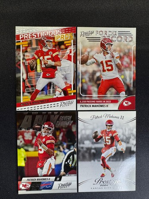 #ad 4 Patrick Mahomes II Prestige Prestigious Pros For The Record Any Given Sunday $7.99
