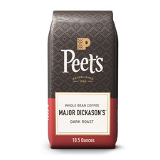 Peet's Coffee Major Dickason's Blend Premium Dark Roast Whole Coffee Beans, Arab