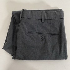 Uniqlo Mens Navy Drawstring Dress Crop Stretch Pants Size S /27-30 Excellent