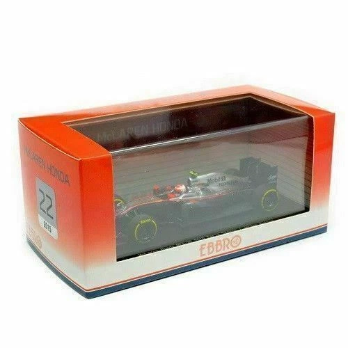 EBBRO 45325 Mclaren Honda MP4-30 2015 Presto Ver. #22 Nero/Argento J Bottone 1/ - Immagine 2 di 4