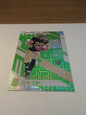 John Kuhn 2017 Panini Unparalleled Lime Green Escher Squares