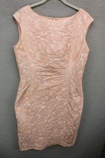 Lauren Ralph Lauren Ruched Textured Sheath Dress-Sz 12-Cottagecore-Preppy
