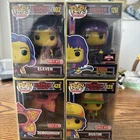 Funko Set of 4 Target Exclusive Stranger Things Blacklight Funko Pop With EDDIE!