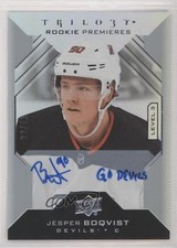 2019 Trilogy Rookie Premieres Level 3 Silver Foil 22/49 Jesper Boqvist Auto 07qr