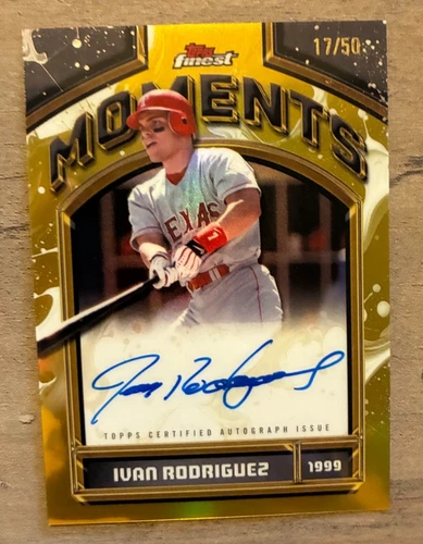 2026 Topps Finest Ivan Rodriguez Gold (RAW)