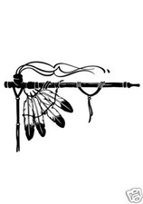 Indianer Friedenspfeife Auto Sticker Aufkleber m15