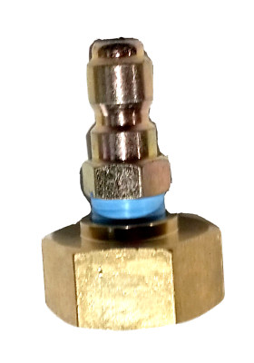 1/4 Plug For Pressure Washer x 3/4  Female Garden Hose Thread (FGH) Adapter
