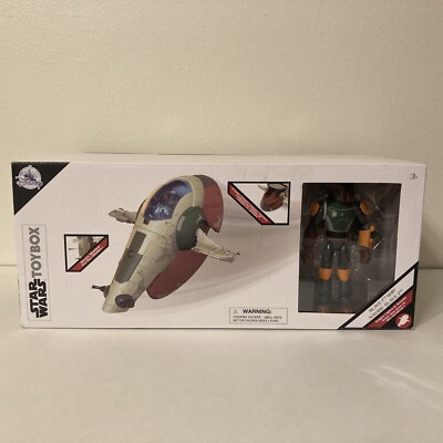 Disney Star Wars Toybox Slave I Ship & Boba Fett Vehicle & Action Figure Playset