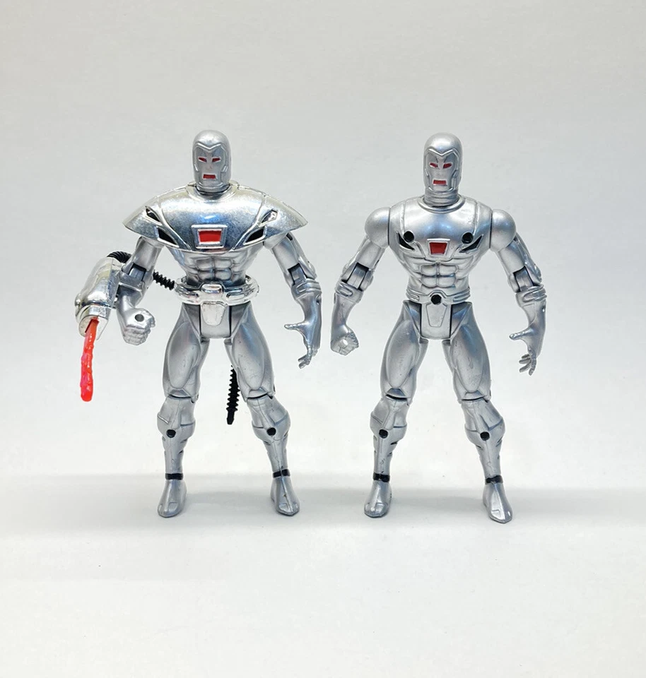 Marvel Iron Man Arctic Armor Action Figures 1995 ToyBiz Vintage Toys Lot Ironman - Image 2 of 4