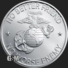 2025 - NO BETTER FRIEND - NO WORSE ENEMY - 1 oz .999 Silver Shield BU IN STOCK!!