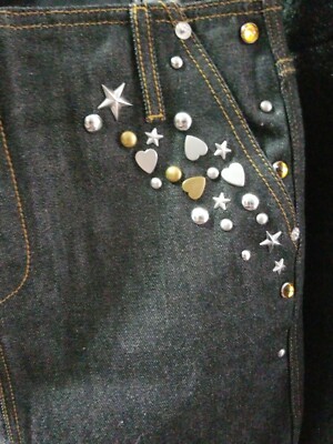 Coach 1941 Japanese black denim mini skirt style 86958 Italy size