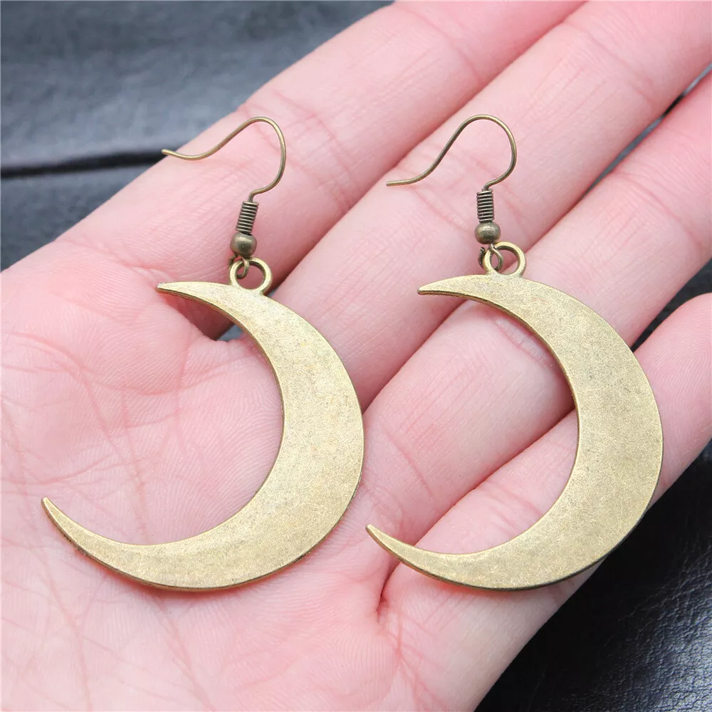 Crescent Moon Starry Night Earrings – 2 ODD BIRDS