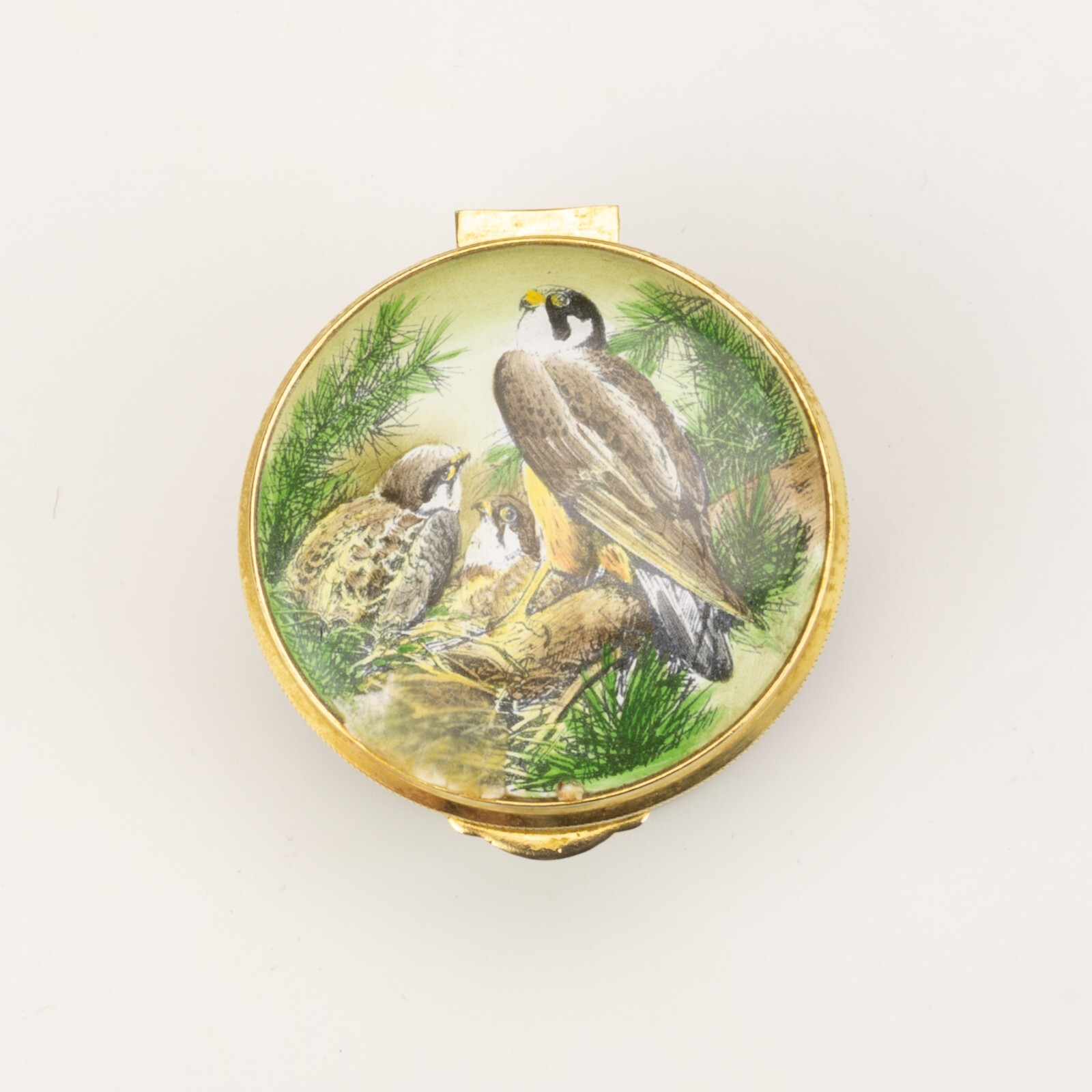 Staffordshire Enamels - Bilston & Battersea - Greece '84 Pill Box