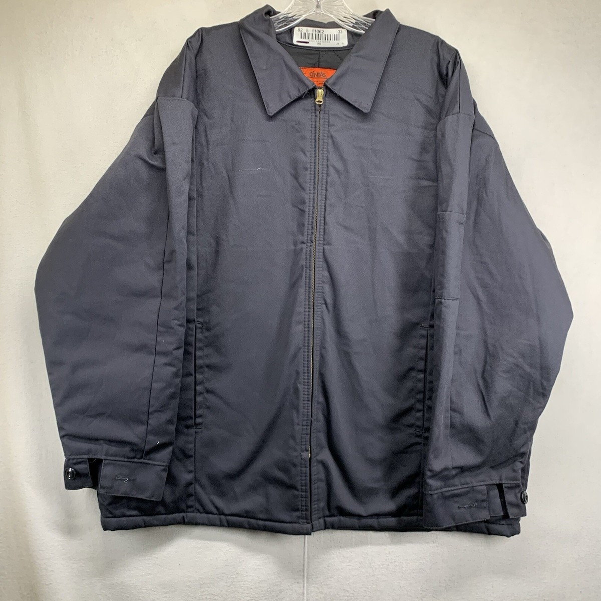 Cintas Workwear Zip Bomber Jacket Adult XL Dark Gray Cintas Workwear Zip Bomber Jacket Adult XL Dark Gray