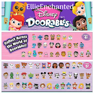 Disney Doorables! YOU PICK! Series 4, 5 & Exclusives Lot FLAT RATE SHIPPING!